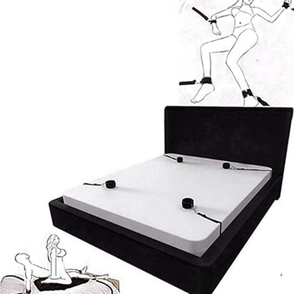 Bondage Bed Restraints for Couples Adjustable Wrist & Ankle
