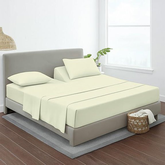 Split King Sheets Set for Adjustable Beds