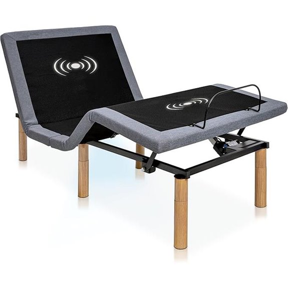 Hedva Adjustable Bed Frame with Massage & Remote