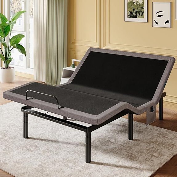 Amada Queen Adjustable Bed Frame with USB & Remote