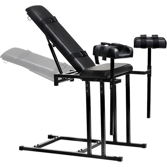 Master Series Adjustable Bondage Chair with Restraints