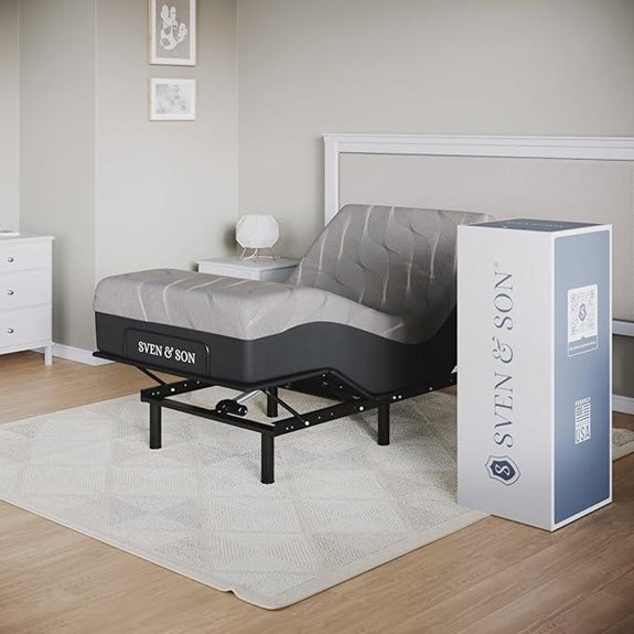 Sven and Son Adjustable Bed Base with Hybrid Mattress