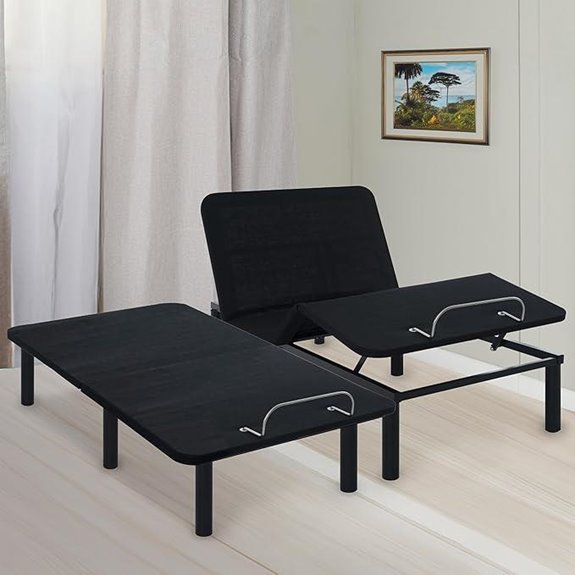 Naomi Home Serenity Split King Adjustable Bed Base