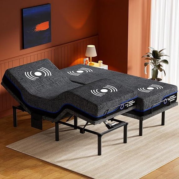 Amada Split King Adjustable Bed & Memory Foam Mattress
