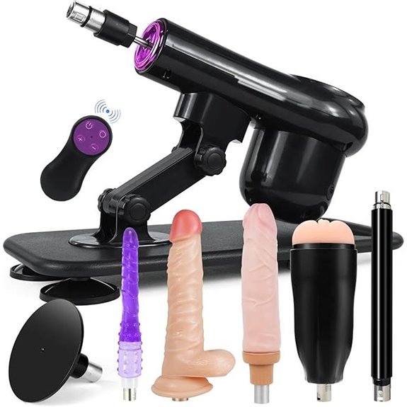 Adult Thrusting Sex Machine with Attachments and Modes