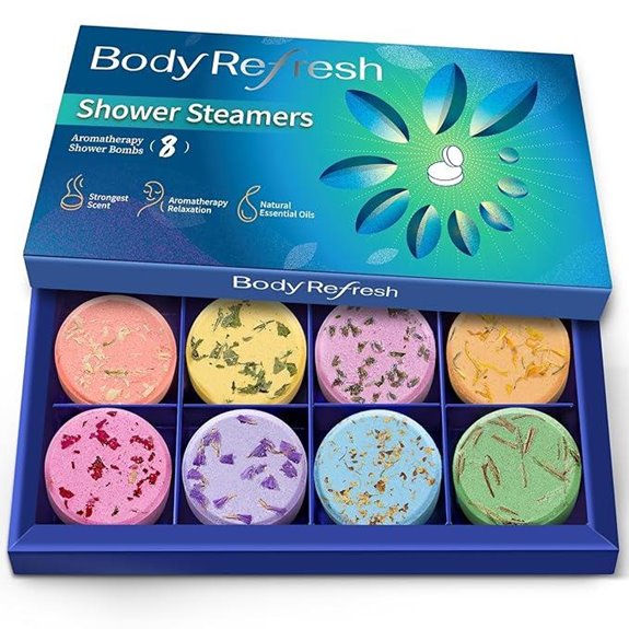 Aromatherapy Shower Steamers - 8 Pack Stress Relief Gifts
