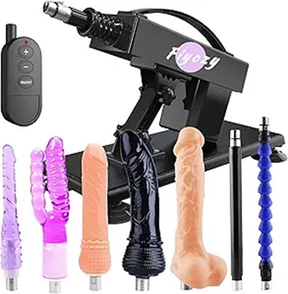 Automatic Thrusting Dildo Machine with Attachments