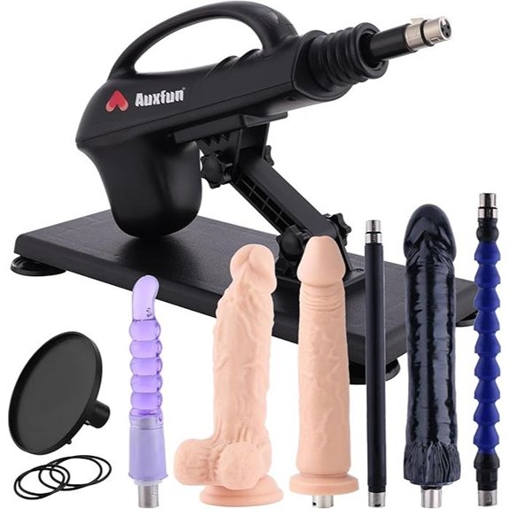 Automatic Thrusting Sex Machine with Attachments