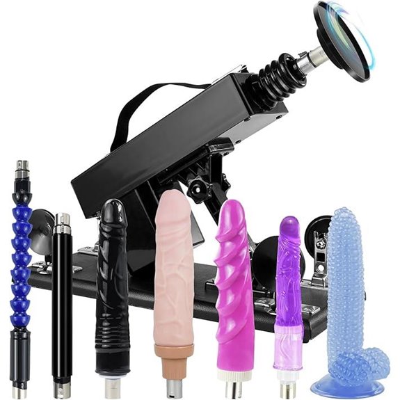 Automatic Thrusting Sex Machine with Attachments