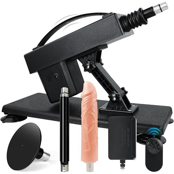 Automatic Thrusting Sex Machine with Attachments