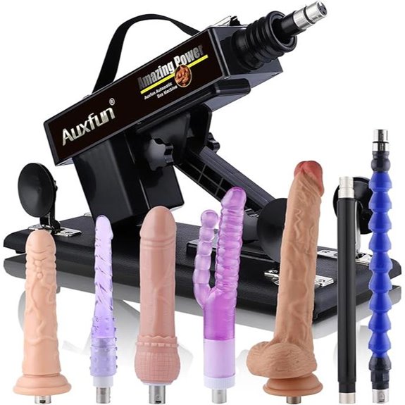 Automatic Thrusting Sex Machine with Attachments