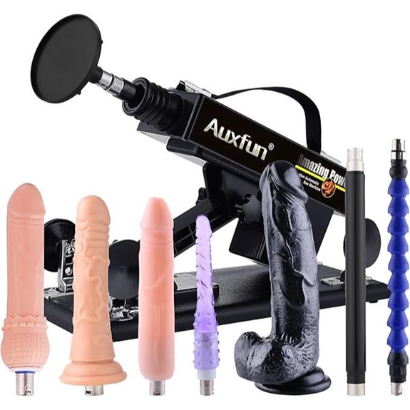AUXFUN Automatic Thrusting Sex Machine with Attachments