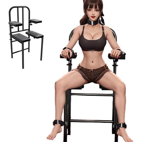 BDSM Sex Chair with Cuffs for Couples