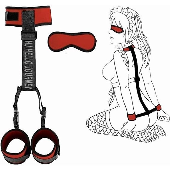 Kinky Bondage Bed Restraint Kit for Couples