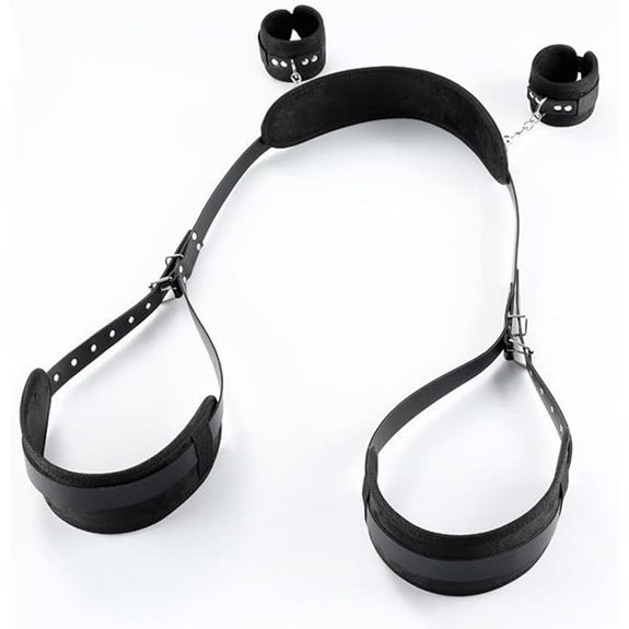 Kinky Wrist and Ankle Cuff Set for Bondage Play