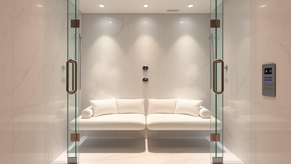 choosing spacious safe steam showers