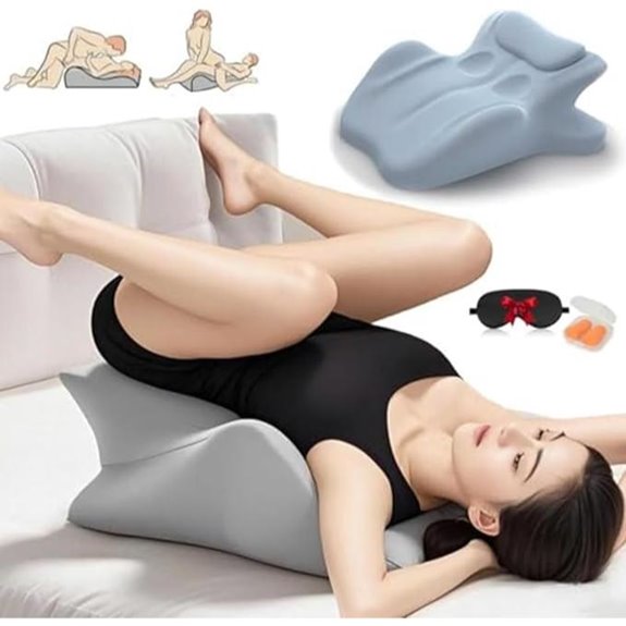 Couples Comfort Cushion with Earplugs & Eye Mask