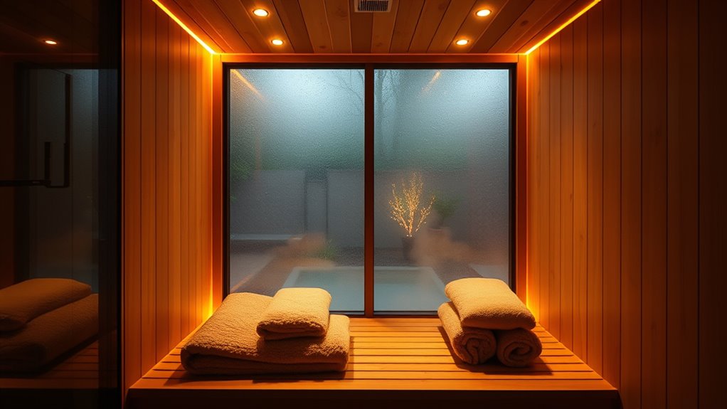 couple sauna space safety