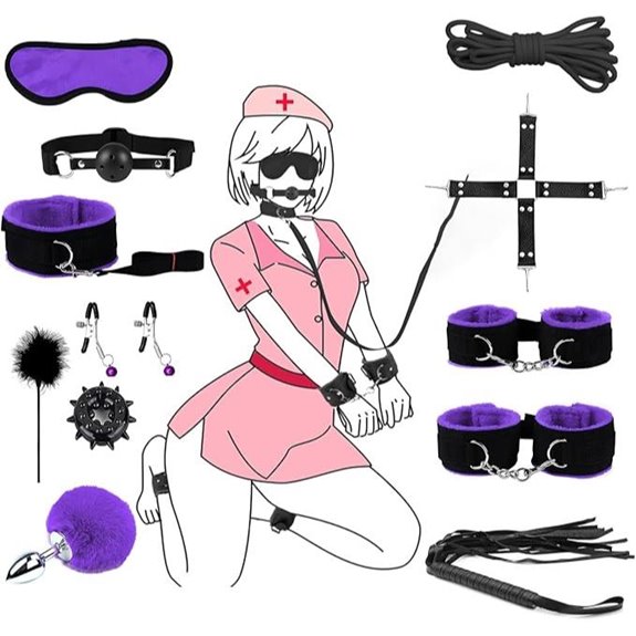 Bondage Rope Kit for Couples Bedroom Toys