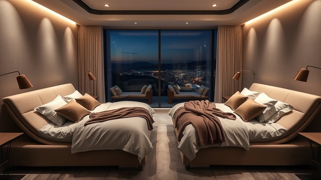 couples luxury sleep features