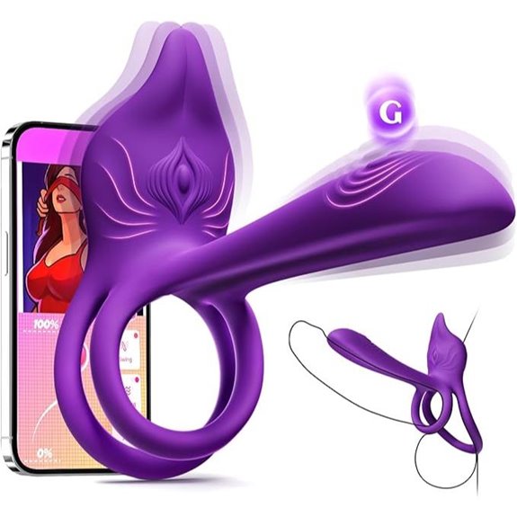Vibrating Cock Ring & Clitoral Stimulator for Couples