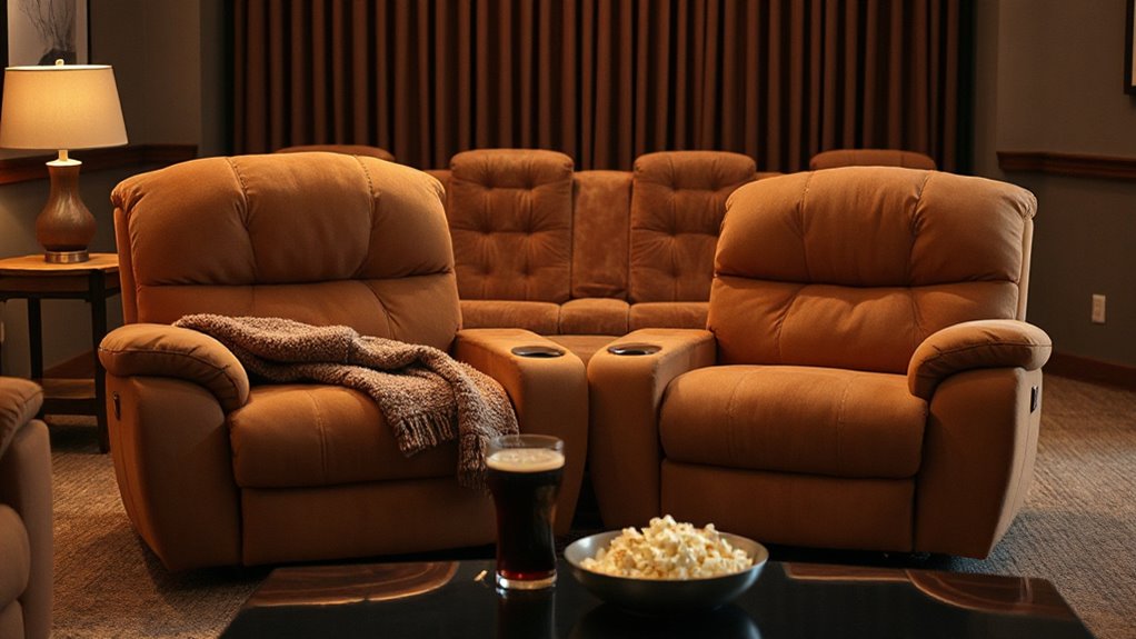 cozy comfortable movie night