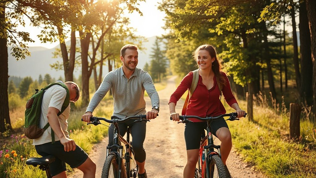 cycling strengthens bonds through cooperation