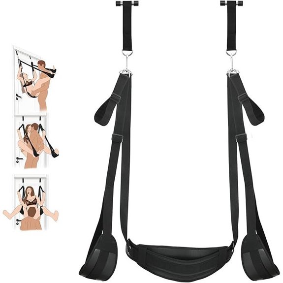 BDSM Door Sex Swing with Restraints for Couples