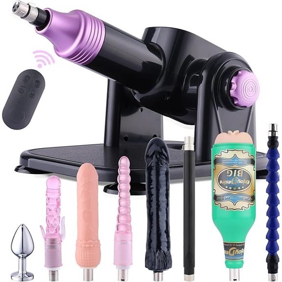 Sex Machine with Attachments and Powerful Suction Cups