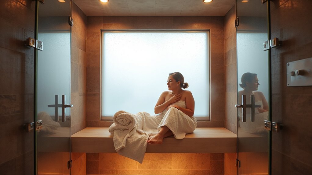 enjoy steam shower together