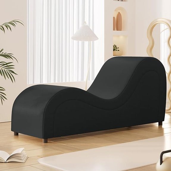 Mjkone Faux Leather Yoga Chair for Relaxation