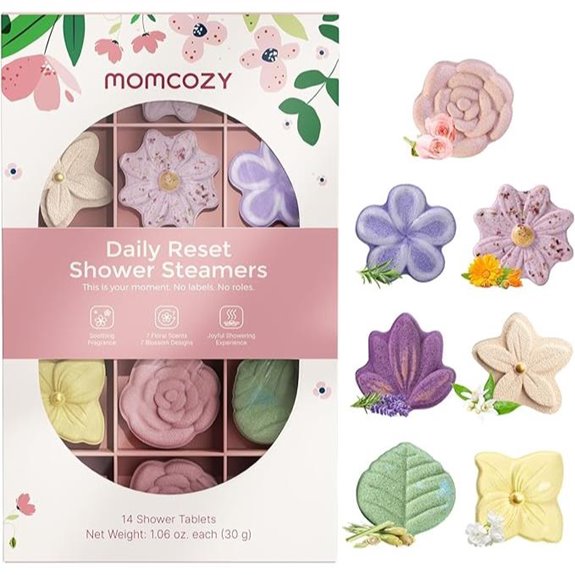Momcozy 14 Shower Steamers with Floral Scents