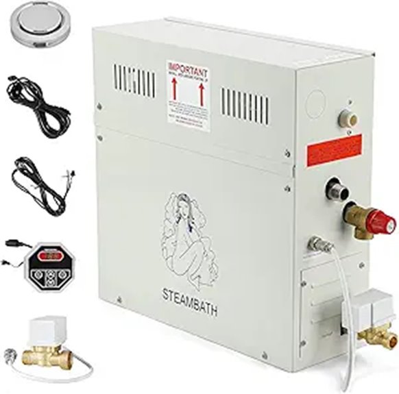 CGOLDENWALL 10.5KW Steam Generator Shower System