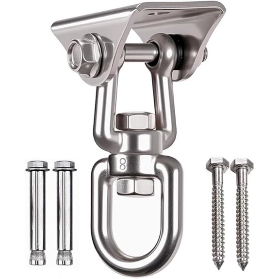 Heavy Duty 360° Swivel Swing Hanger with 1000 lb Capacity