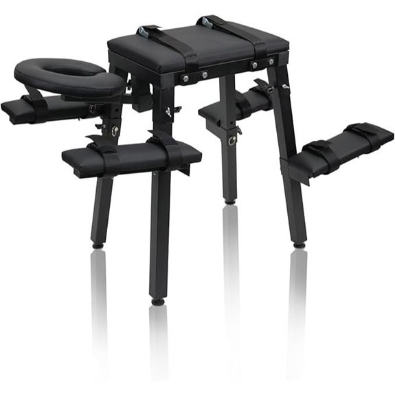 PLKO Adjustable Heavy-Duty Faux Leather Bench