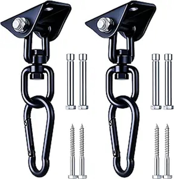 Heavy Duty 360° Rotating Hammock Hanging Kit