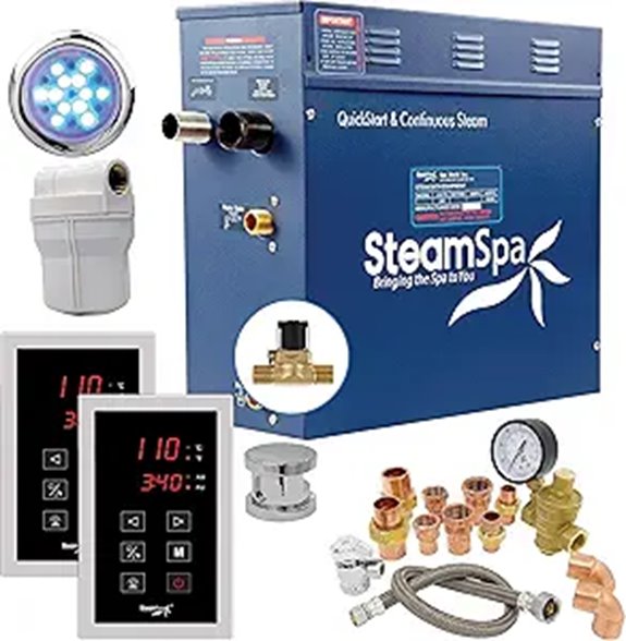 SteamSpa 9kW Steam Sauna Generator Executive Bundle