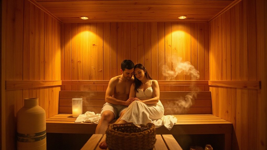 home sauna fosters intimacy