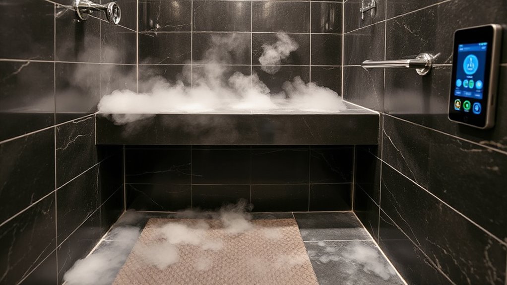 home steam shower safety