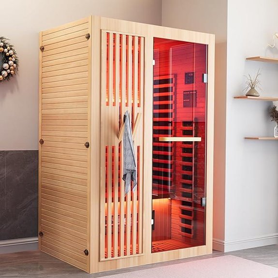 MEISSALIVVE Infrared Sauna for Home 2 Person