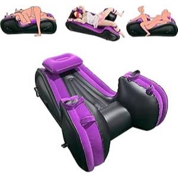 Inflatable Sex Chair with Pump and Bondage Features