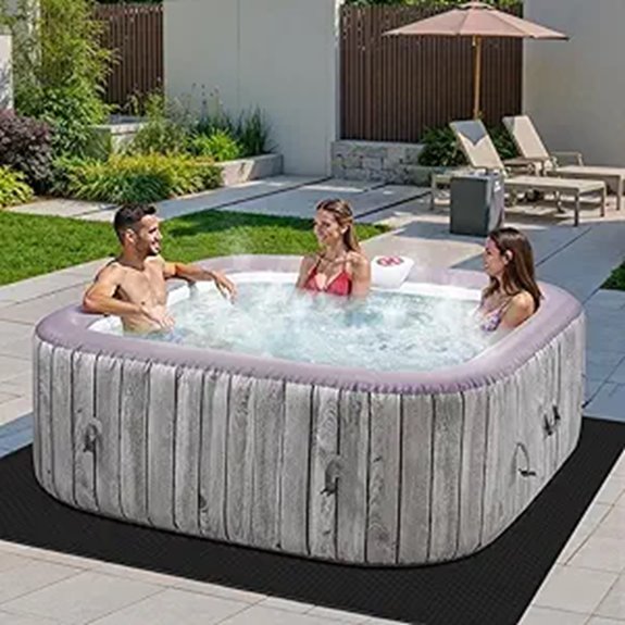 Inflatable 4-6 Person Hot Tub with Jets and Heater