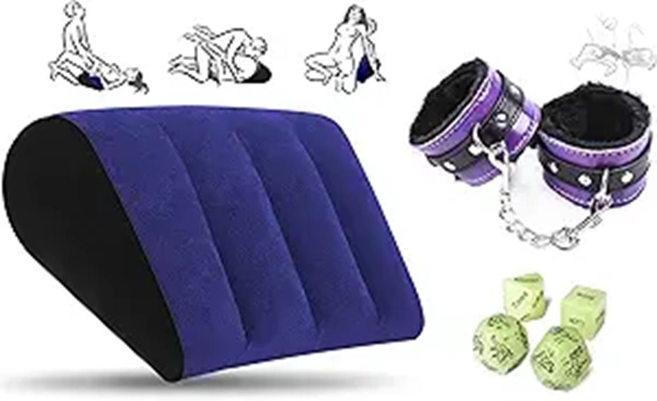 3-in-1 Inflatable Wedge Pillow and Restraint Set