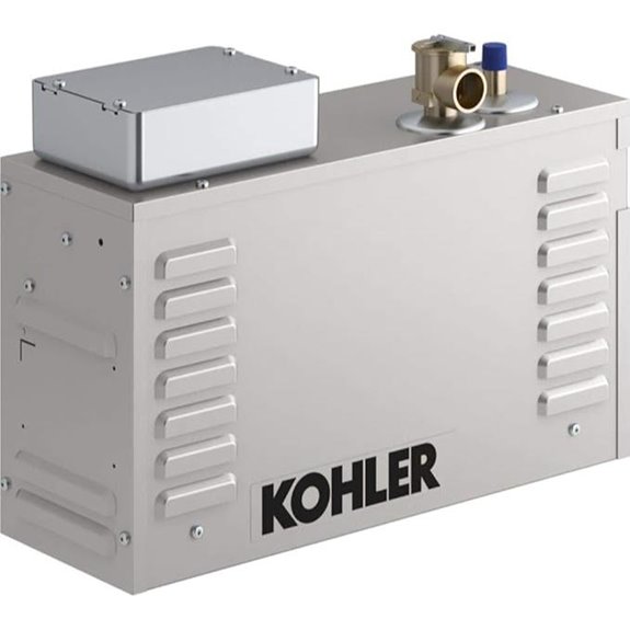 Kohler K-5529-NA Invigoration Steam Generator 9 kW Aluminum