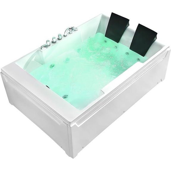 Empava 72 x 48 Whirlpool Tub with Jets
