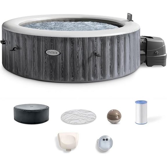 INTEX PureSpa Greywood Deluxe Spa Set (6-Person)