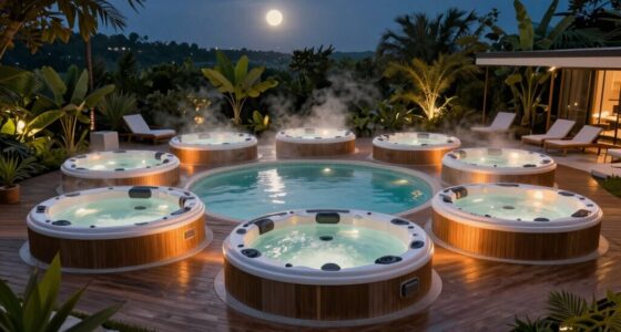 luxury couples hot tub options
