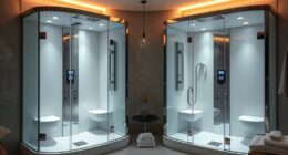 luxury dual steam showers