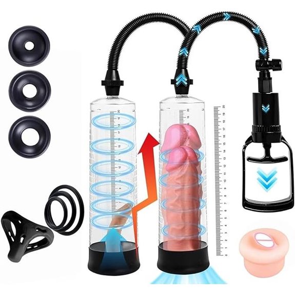 Men's Electric Vacuum Pump for Growth and Size