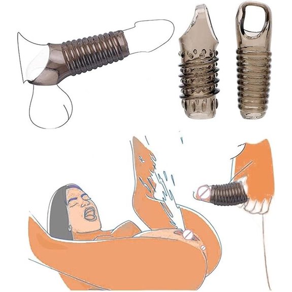 Male Cock Ring and Penis Sleeve for Couples